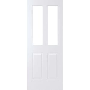 Corinthian 2040 x 820 x 35mm Internal Door Balmoral Primed Glazed Clear Glass BAL4G