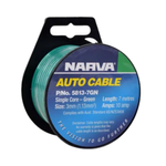 Narva 10A 3mm x 7m Green Single Core Cable