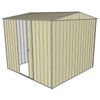 Build-a-Shed 2.3 x 2.3 x 2.3m Gable Single Sliding Side Door Shed - Cream