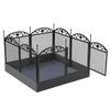 P&P Black Large Breed Dog Whelping Pen with Premium Fertility Mat