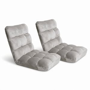 Artiss 2X Floor Lounge Sofa Bed Chair