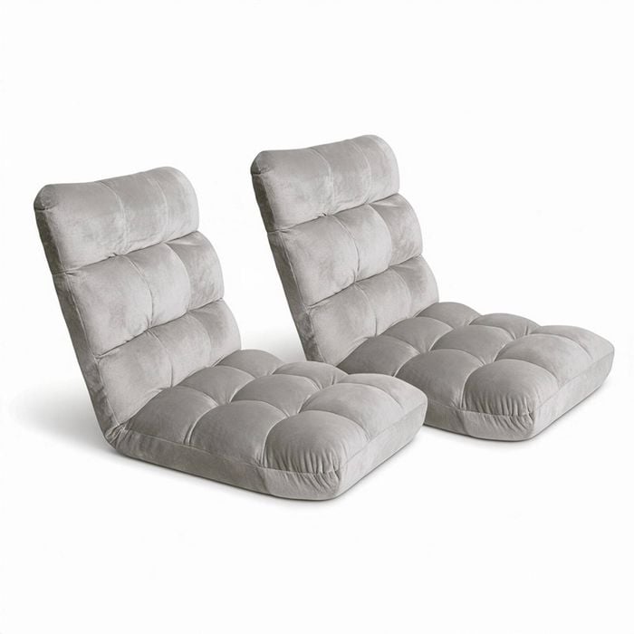 Artiss 2X Floor Lounge Sofa Bed Chair