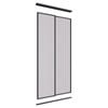 Lugna 2400 x 1200mm Black VJ Panels Wardrobe Double Sliding Doors