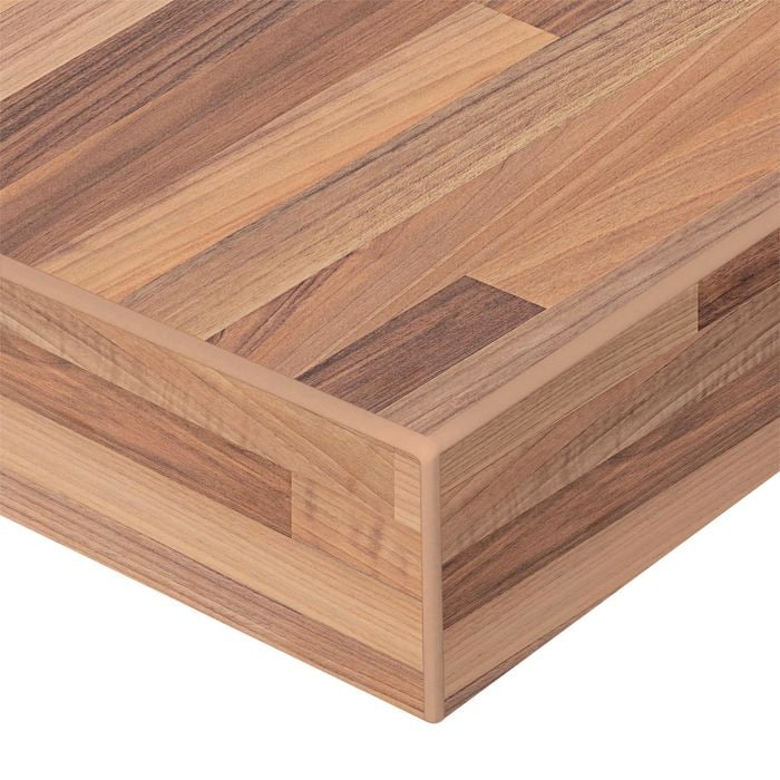 Kaboodle 2400 x 600 x 38mm Square Edge Hickory Maple Benchtop - 2400 x 600mm