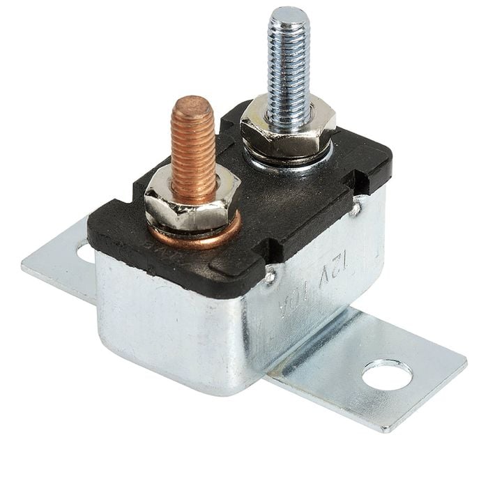 NARVA 50A Automatic Reset Circuit Breaker With 90° Mounting Bracket