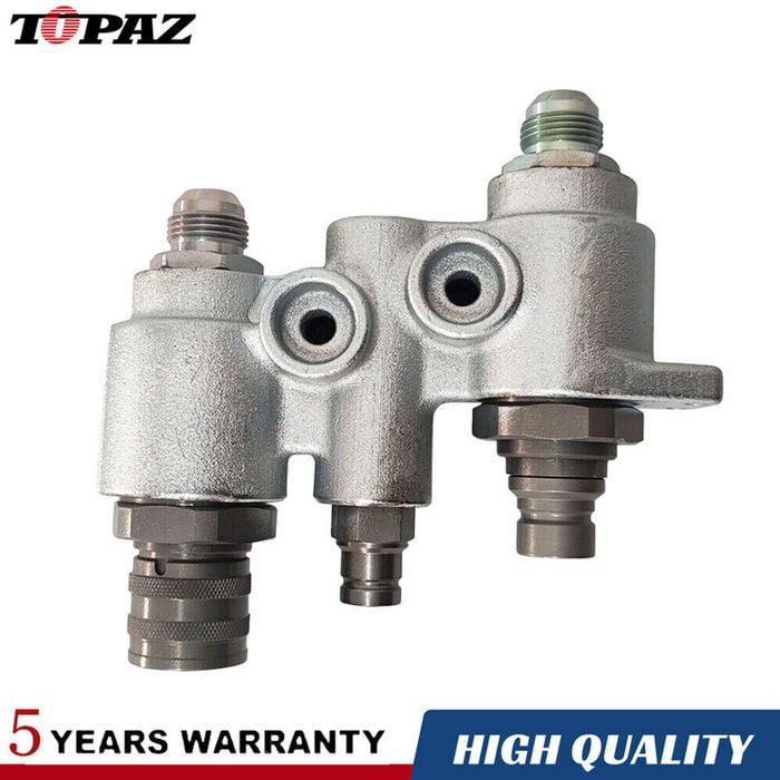 Hydraulic Block Quick Coupler Flat Face FFH Auxillary Valve for Bobcat 6678076