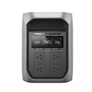 Ecoflow Delta 3 Max Plus Power Station With Maximum 3000w Ac Output & Built In 2048wh (170ah@12v) Battery Capacity