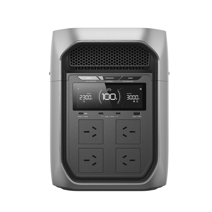 Ecoflow Delta 3 Max Plus Power Station With Maximum 3000w Ac Output & Built In 2048wh (170ah@12v) Battery Capacity