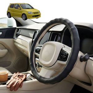 Australian Goose Steering Wheel Cover for Suzuki Ignis 2001 - 2016 Circle Black