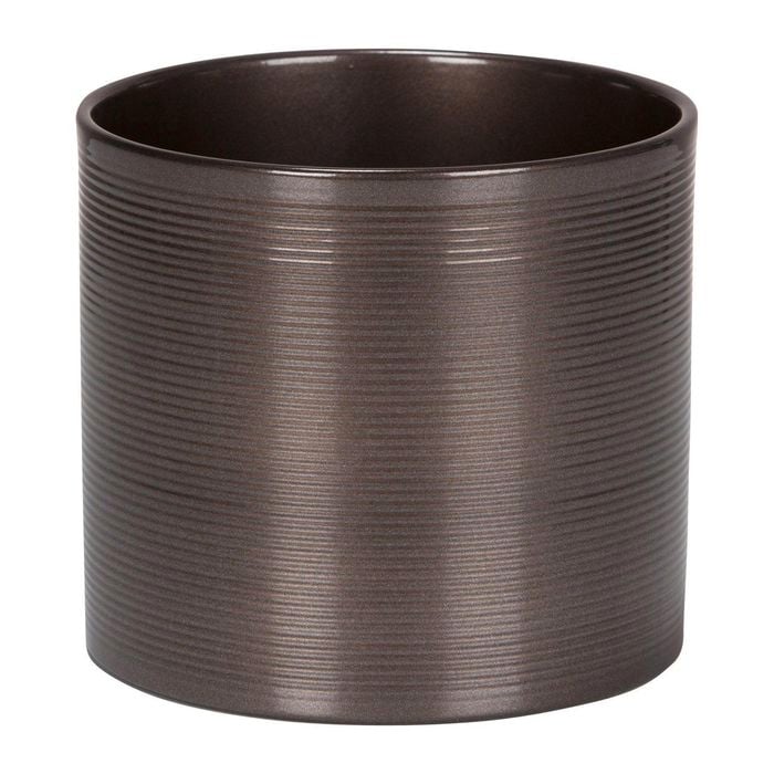 Scheurich 23 x 21cm Grey Indoor Glazed Pot