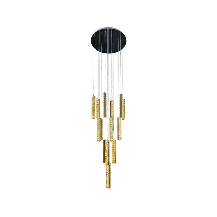 15 Light Pendant Light - Delessi Trechizio - Chrome