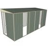 Build-a-Shed 1.5 x 4.5 x 2m Dual Single Sliding Side Door Skillion Shed - Green