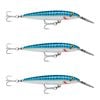 3x Rapala 22cm Countdown Magnum Sinking Trolling Fishing Lures - Silver Mckrl