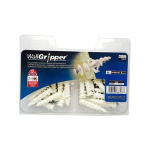 Cobra 4.0mm WallGripper Anchor Screws/Bits - 36 Pack