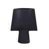SOGA 21x25.5cm Black Geometric Vase