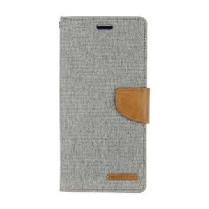 Goospery Canvas Diary case for iPhone 14 - Grey