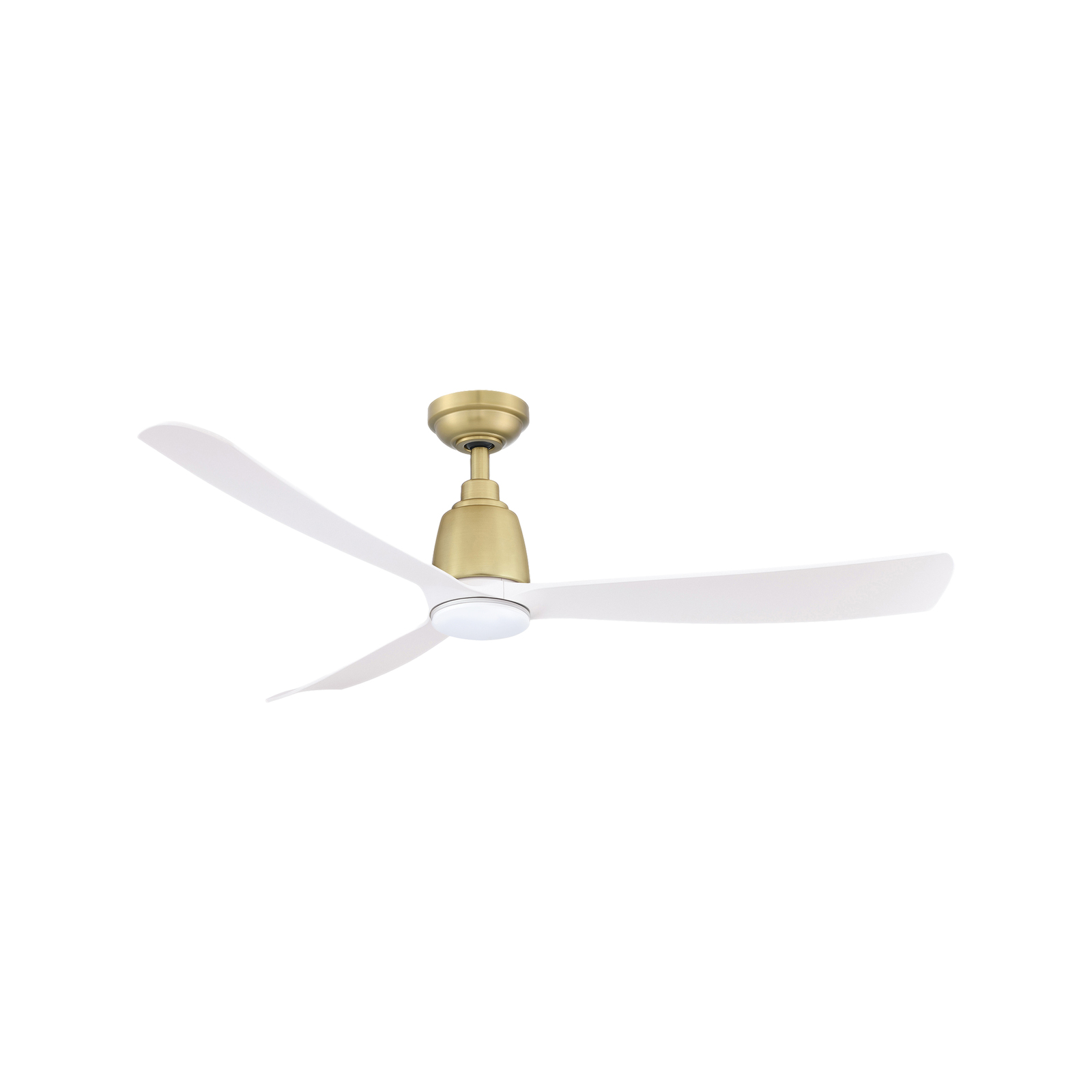 ThreeSixty 132cm Satin Brass Kute Ceiling Fan With Light product image