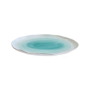 Artisan Ocean Ceramic 29.5cm Serving Plate/Decorative Dish Oval