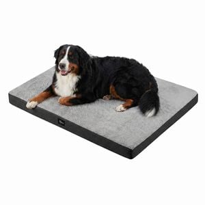 Petzly Dog Bed Mat for Pet Machine Washable Cover Waterproof Liner XLarge Grey