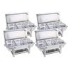SOGA 4X Stainless Steel Chafing Triple Tray Catering Dish Food Warmer