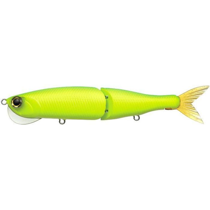 Ever Green Sea Drive Rattlin Bone 140mm Slow Sinking Glidebait Fishing Lure 772 Matte Lime