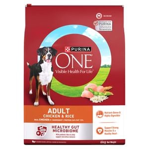 Purina ONE 6kg Adult Chicken & Rice Dry Dog Food