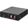 Startech.com Hdmi Audio Extractor With 40k 60hz - Hdmi Audio De-embedder - Hdr - Toslink Optical Audio