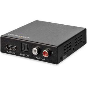 Startech.com Hdmi Audio Extractor With 40k 60hz - Hdmi Audio De-embedder - Hdr - Toslink Optical Audio