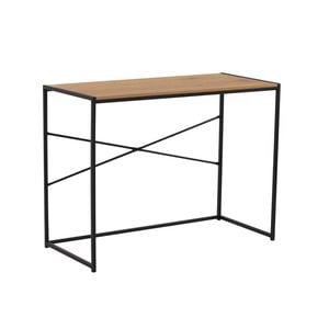 Modern Furniture BRADFORD Study Desk 100cm - Natural & Black