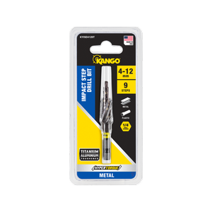 Kango 4-12mm 9 Step HYPERTORQUE Impact Step Drill Bit