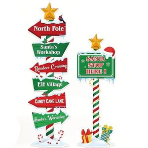 Lifebay 2D Flat Christmas Yard Decor Signs (2-Pack)