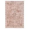 Loopsie-180cm X 120cm-rosa Pink Floral Medallion Washable Rug