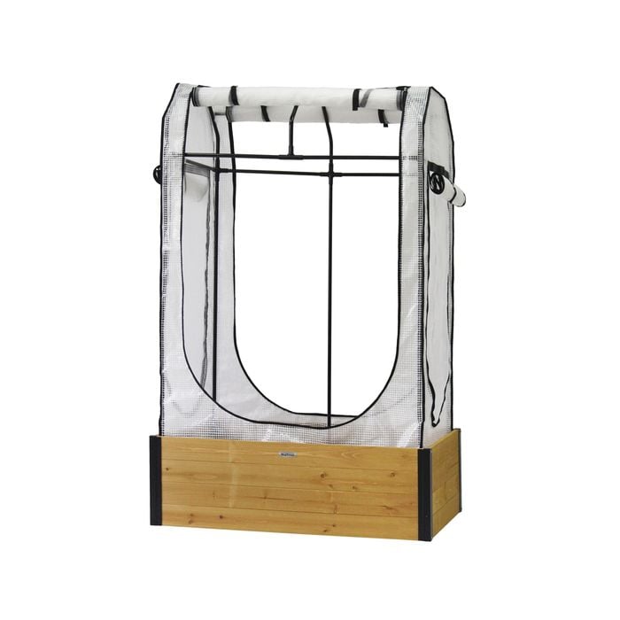 Vegtrug 1100 x 700 x 1900mm Large Raised Bed Grow Kit - Natural