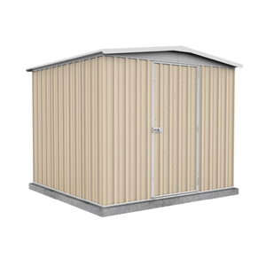 Absco Sheds 2.26 x 2.18 x 2.0m Classic Cream Single Door Regent Garden Shed