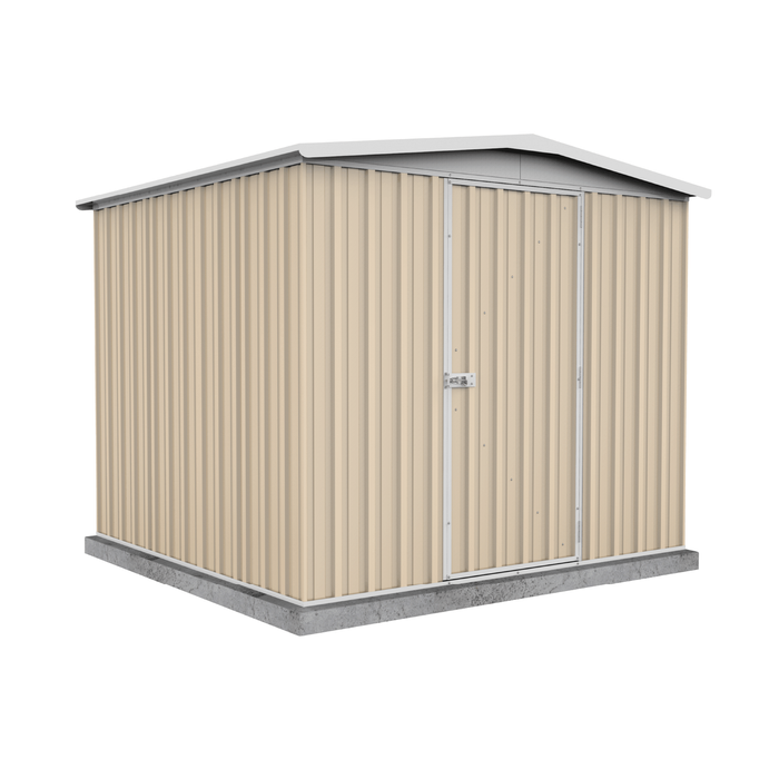 Absco Sheds 2.26 x 2.18 x 2.0m Classic Cream Single Door Regent Garden Shed