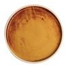 Olympia Flat Round Plate Canvas Sienna Rust 250mm 6 Pack Commercial Dinnerware