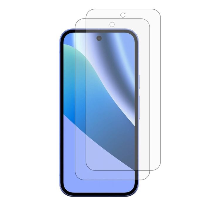2 Pack Mezon Google Pixel 10a Clear Tempered Glass Screen Protectors