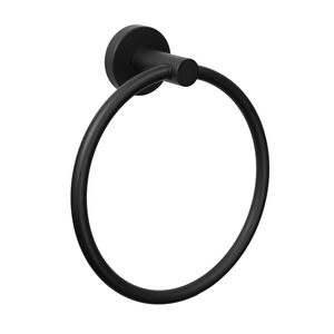 Barelli Toscana Towel Ring Matte Black