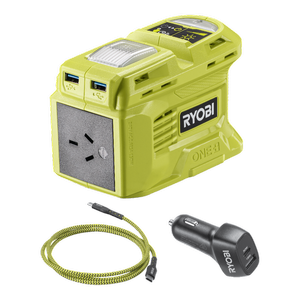 Ryobi 18V ONE+ 150W Inverter & Charger Auto Pack