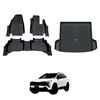 AUSGO Floor Mats & Boot Liner Set for KIA Sportage Hybrid NQ5 PE 2025-Onwards With Subwoofer Car Floor Liners Cargo Mat