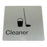 Bradley Cleaners Room Braille Toilet Sign