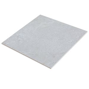 Practa Solutions 40 x 40cm Light Grey Portland Ceramic Floor And Wall Tile - Carton of 6