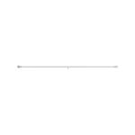 Windoware 1750 - 3050mm 25/28mm Brilliant White Ball Adjustable Metal Premium Curtain Rod