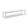 Santorini Large 3.55m Outdoor Rectangle Aluminium Dining Table White