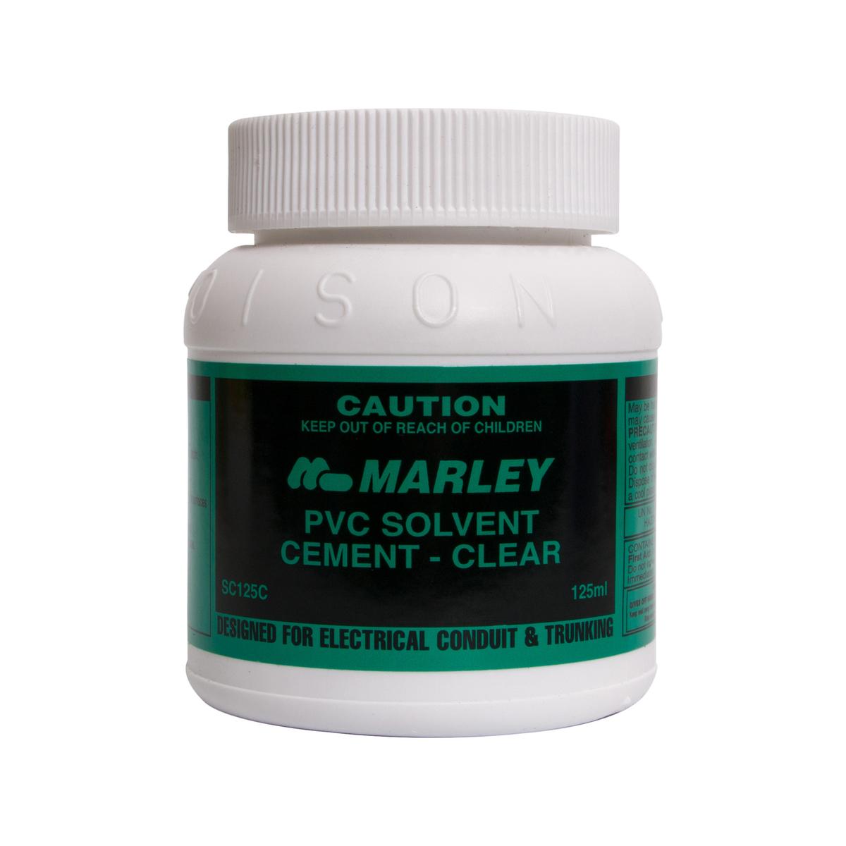Marley 125ml Clear Solvent Cement - Bunnings New Zealand