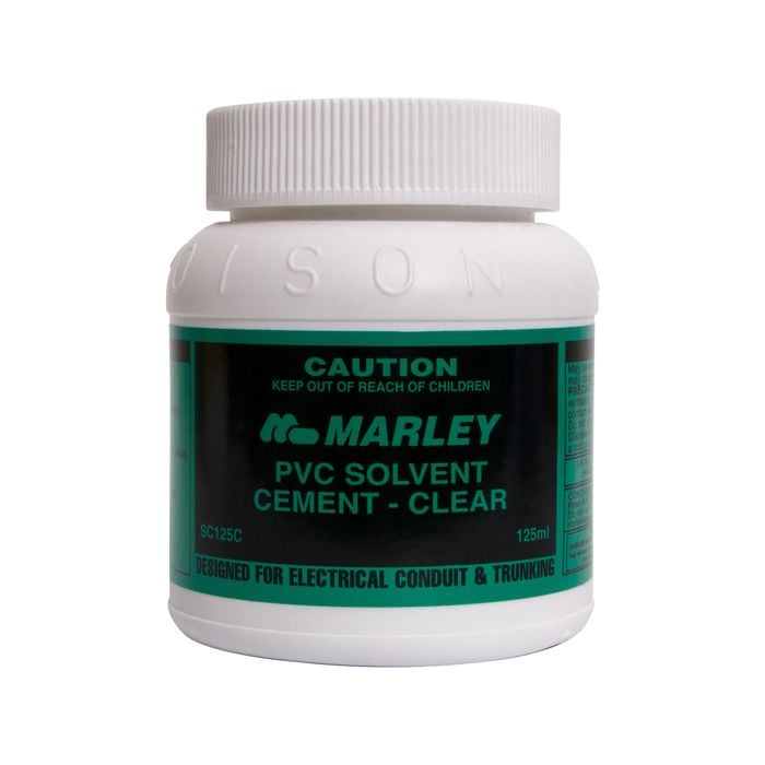 Marley 125ml Clear Solvent Cement