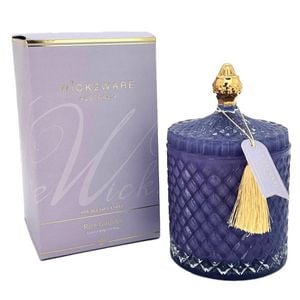 Candle SOY Jar Diamond 450g Rive Gauche Purple