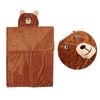 Hooded Wrap & Snuggle Animal Blanket Throw Rug Bear 80 x 130 cm