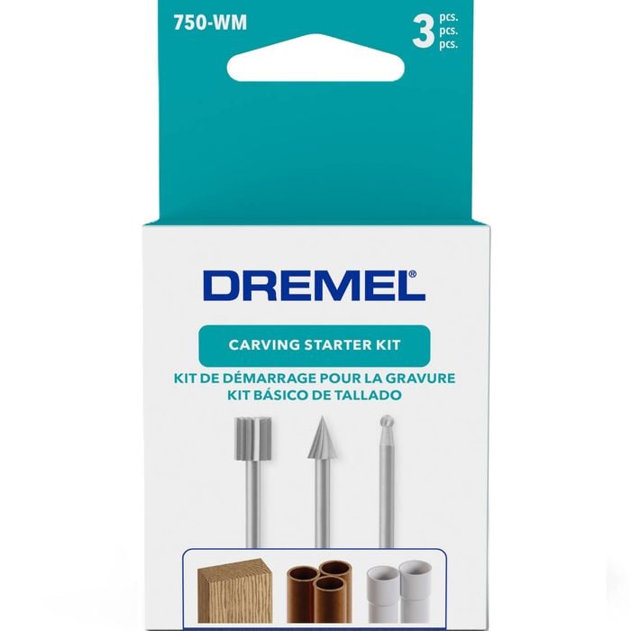 Dremel 750-AW 3-Piece Carving Accessory Starter Kit 