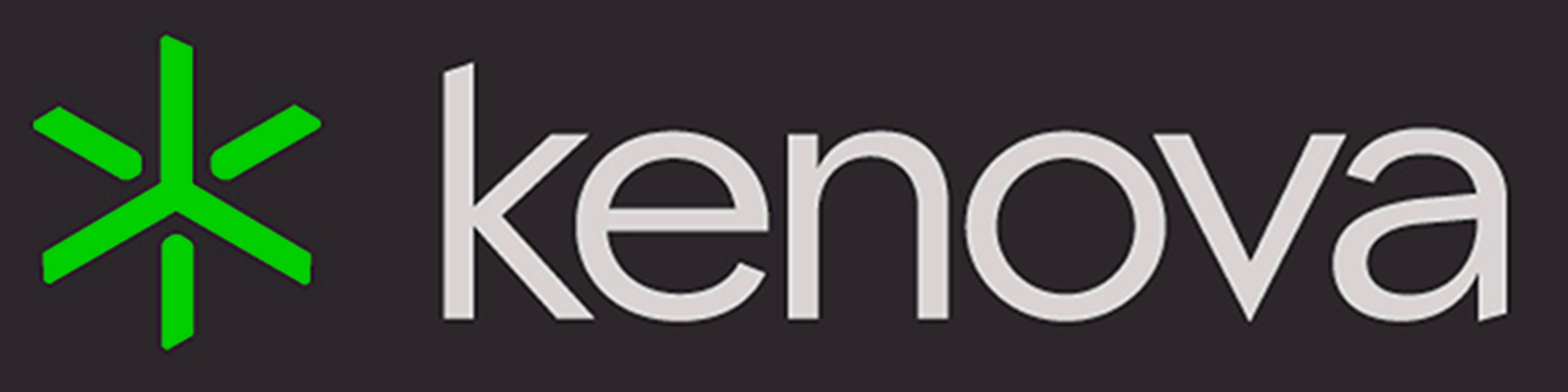 coloured logo of kenova brand